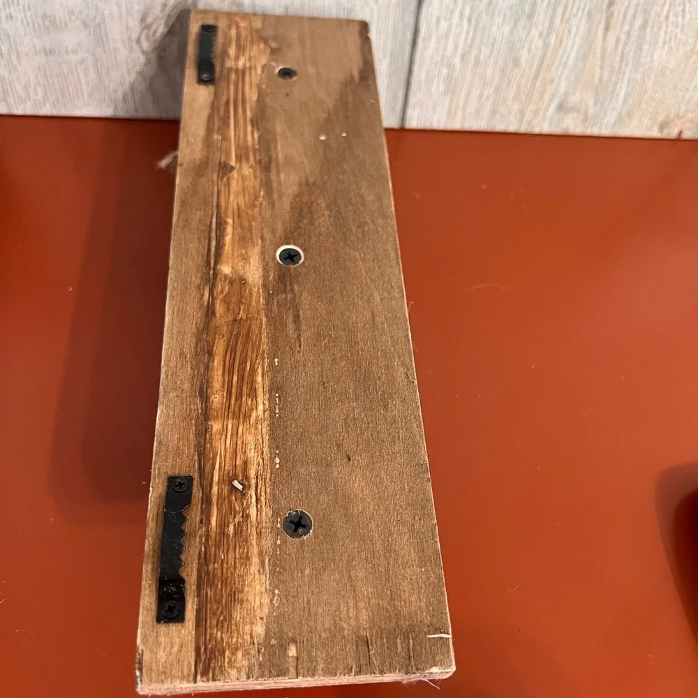 Rustic Wood Spool Wall Rack 3 Hook Farmhouse Twine Wrapped Peg Coat Hanger